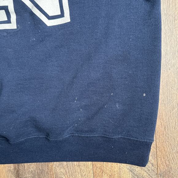 Vintage US Navy Sweatshirt Men's Large Blue Athletic Training Fitness 3058 - Picture 8 of 14